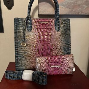 Brahmin Caroline Violet Quartz and Cordelia wallet